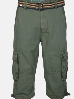 Herren Cargobermuda mit Gürtel