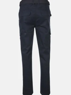 Herren Cargohose mit Flechtgürtel