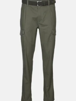 Herren Cargohose mit Flechtgürtel