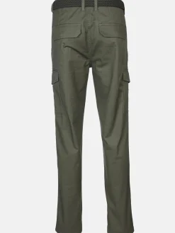 Herren Cargohose mit Flechtgürtel