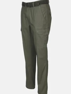 Herren Cargohose mit Flechtgürtel
