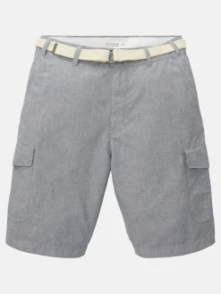 Herren Cargoshorts mit Flechtgürtel