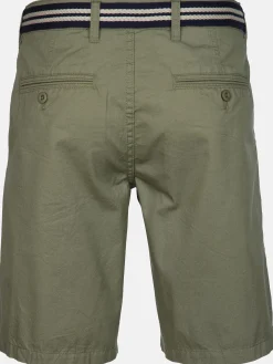 Herren Chino Bermuda mit Gürtel