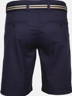 Herren Chino Bermuda mit Gürtel