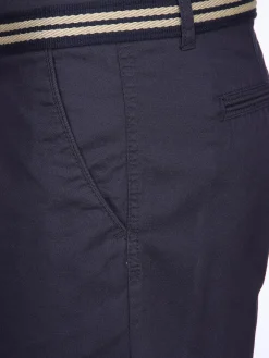 Herren Chino Bermuda mit Gürtel