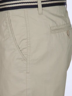 Herren Chino Bermuda mit Gürtel