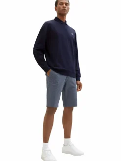 Herren Chino Bermuda mit Minimalprint