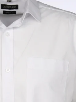 Herren Cityhemd mit halbem Arm unifarben