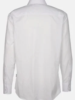 Herren Cityhemd mit langem Arm unifarben
