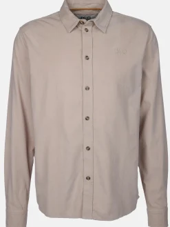 Herren Cordhemd unifarben