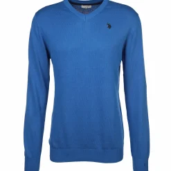 Herren Feinstrickpullover mit V-Ausschnitt