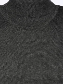 Herren Feinstrickrolli unifarben