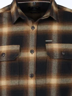 Herren Flanellhemd als Overshirt Melange