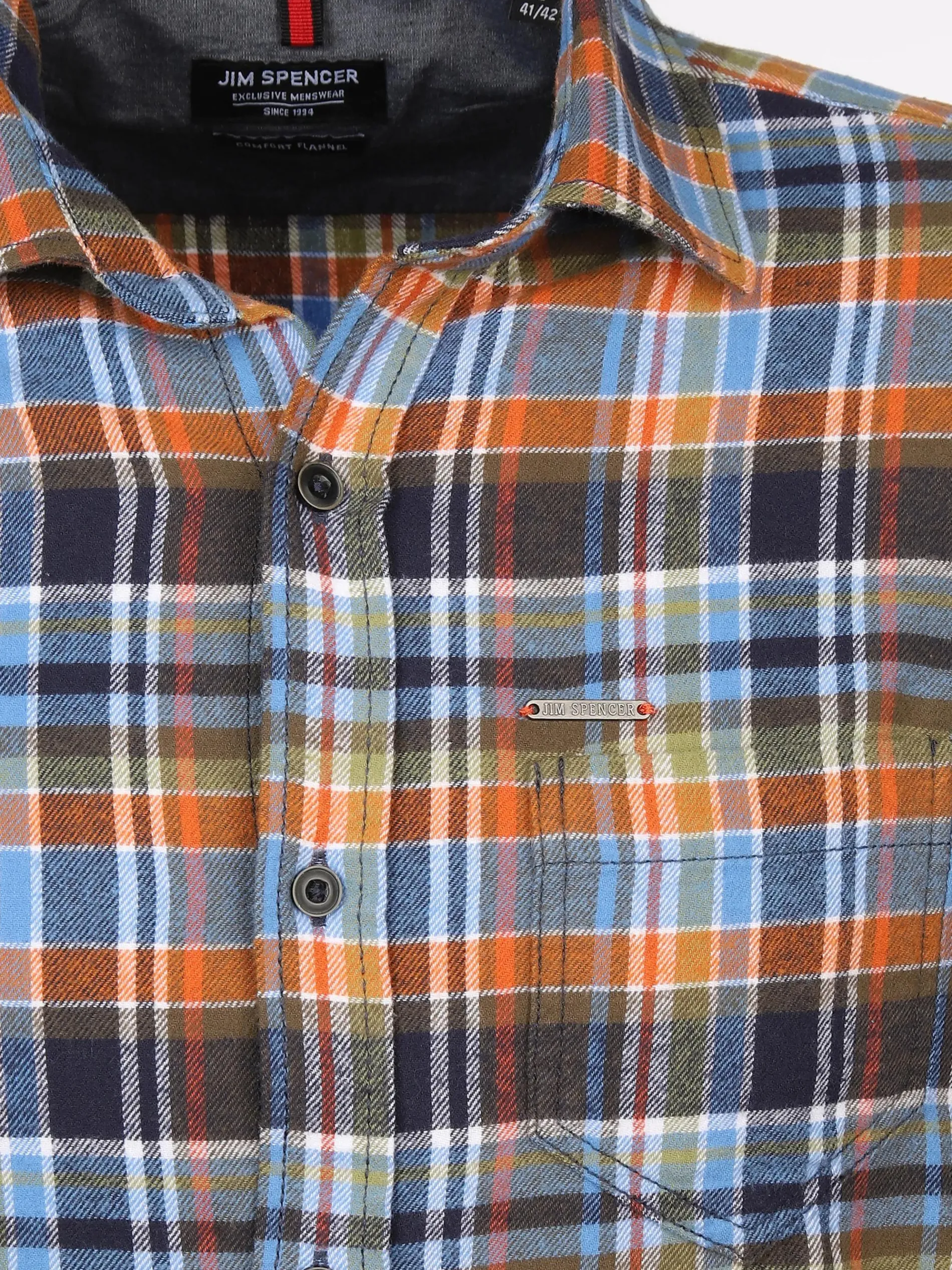 Herren Flanellhemd im Karodessin