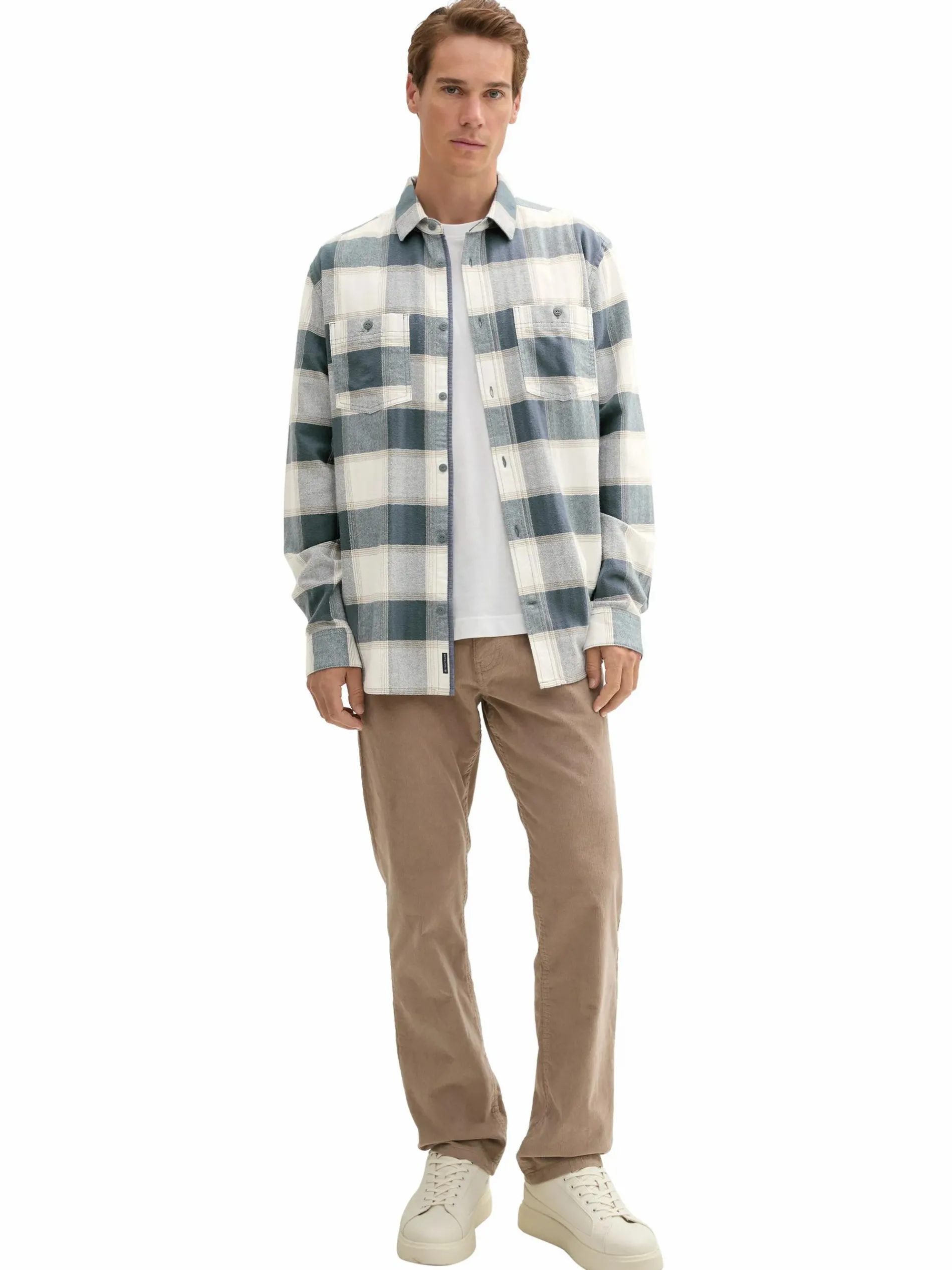 Herren Flanellhemd im Karolook