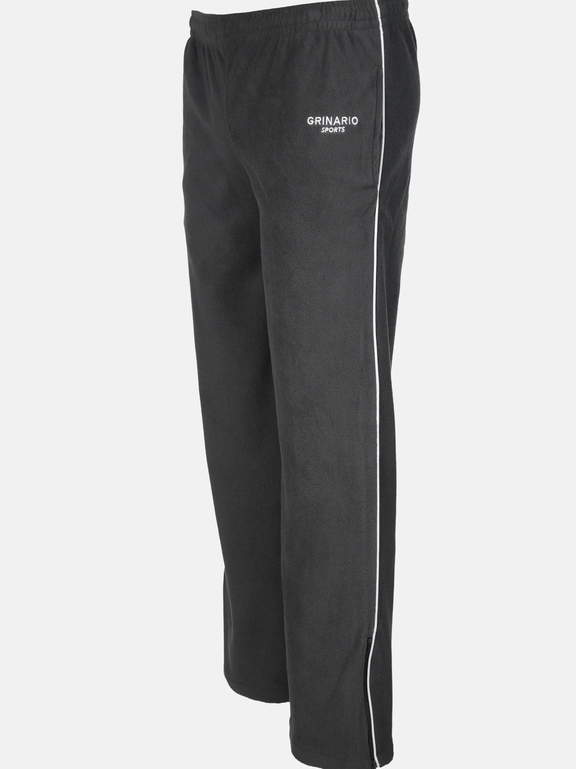 Herren Fleece Hose mit Paspelband