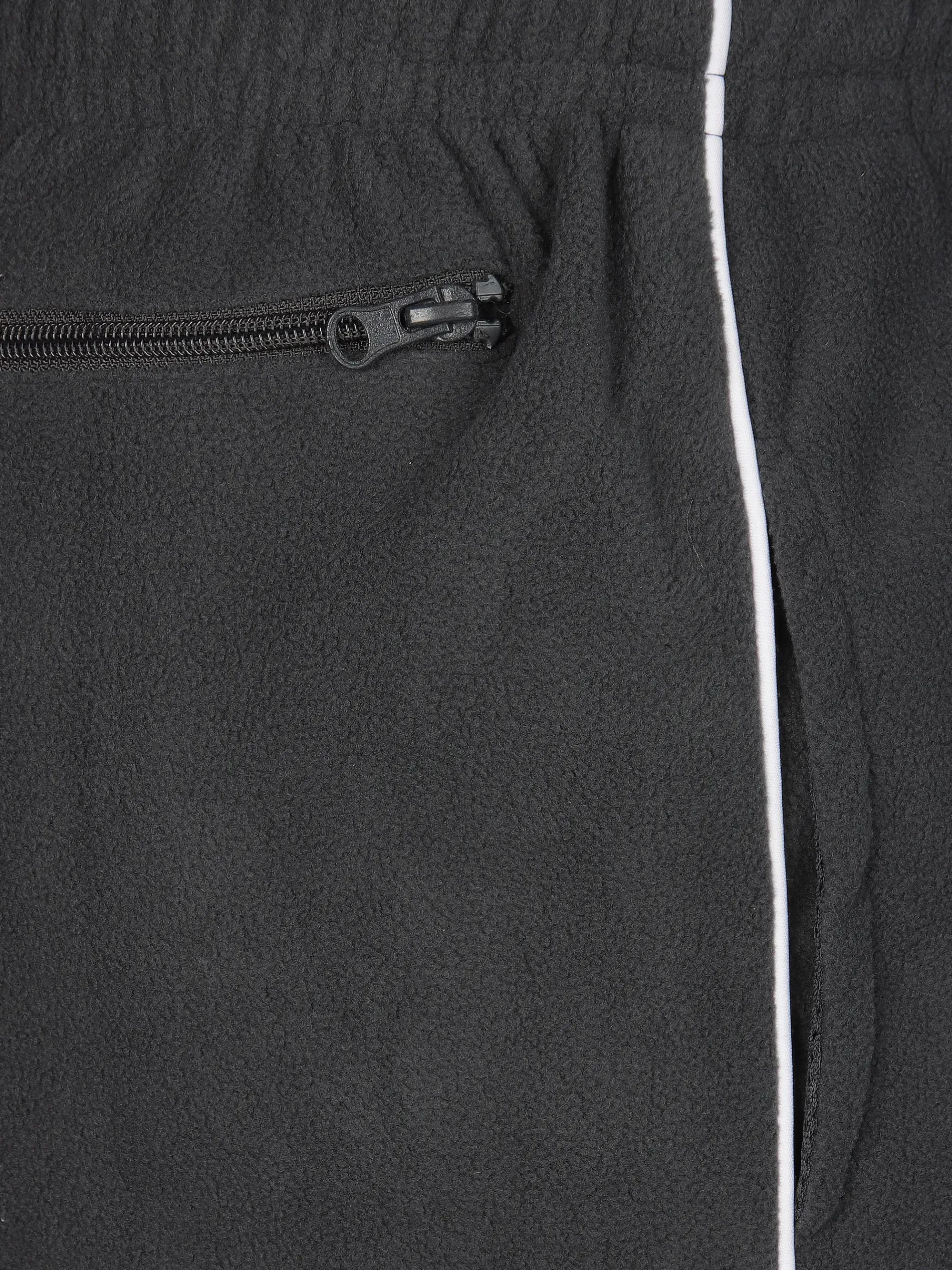 Herren Fleece Hose mit Paspelband