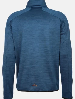 Herren Fleece Jacke meliert