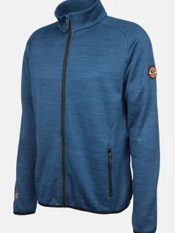 Herren Fleece Jacke meliert