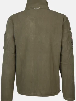 Herren Fleecejacke mit Patches