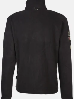 Herren Fleecejacke mit Patches