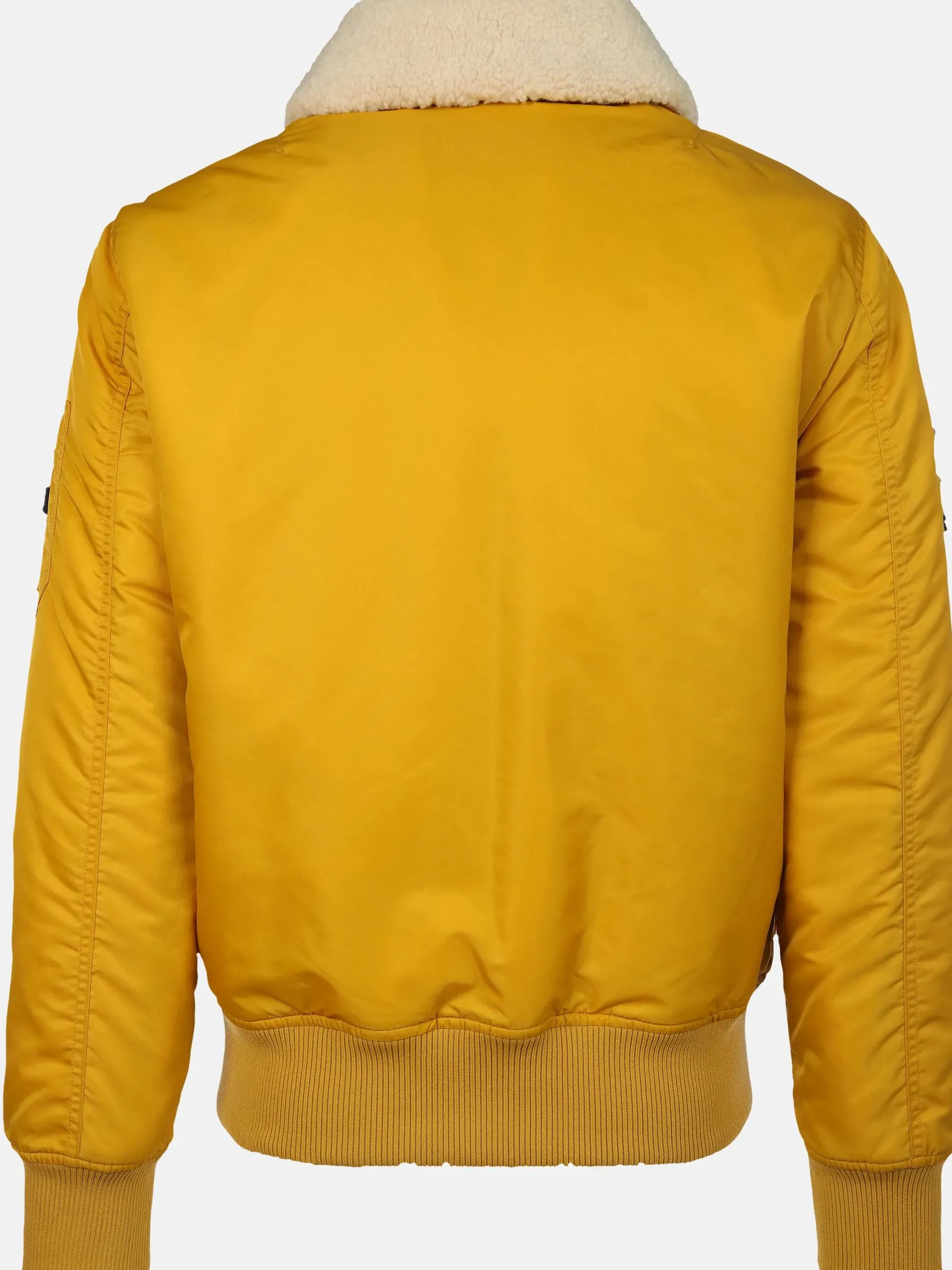 Herren Fliegerblouson mit abnehmbaren Sherpa-Kragen