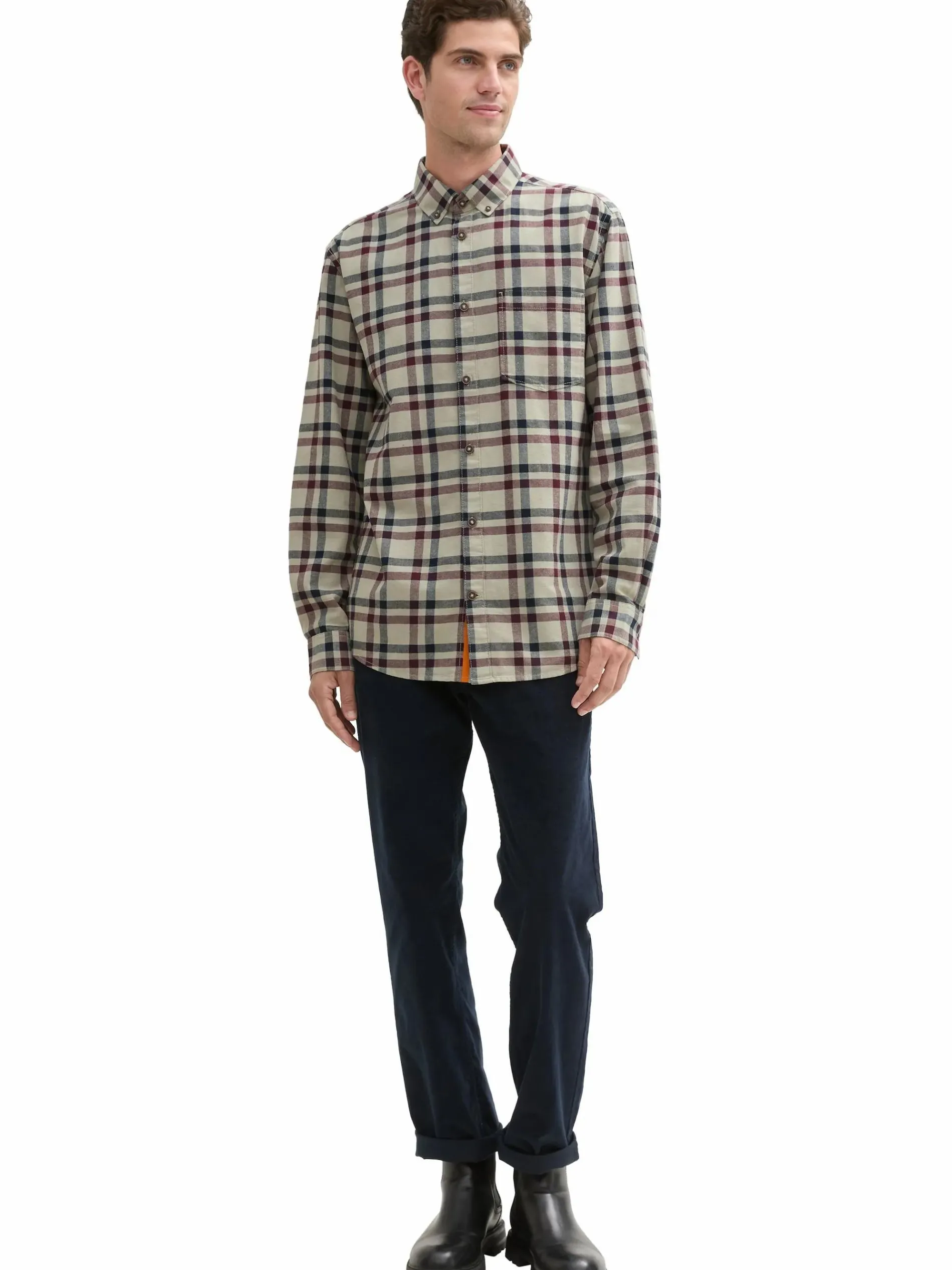 Herren Freizeithemd im Karolook