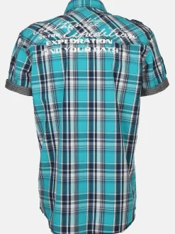 Herren Freizeithemd kariert mit kurzem Arm