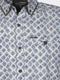 Herren Freizeithemd mit Alloverprint