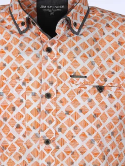 Herren Freizeithemd mit Alloverprint