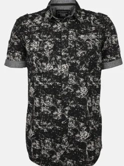 Herren Freizeithemd mit Brusttaschen in Oilwash-Optik