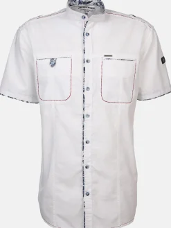 Herren Freizeithemd mit Stehkragen