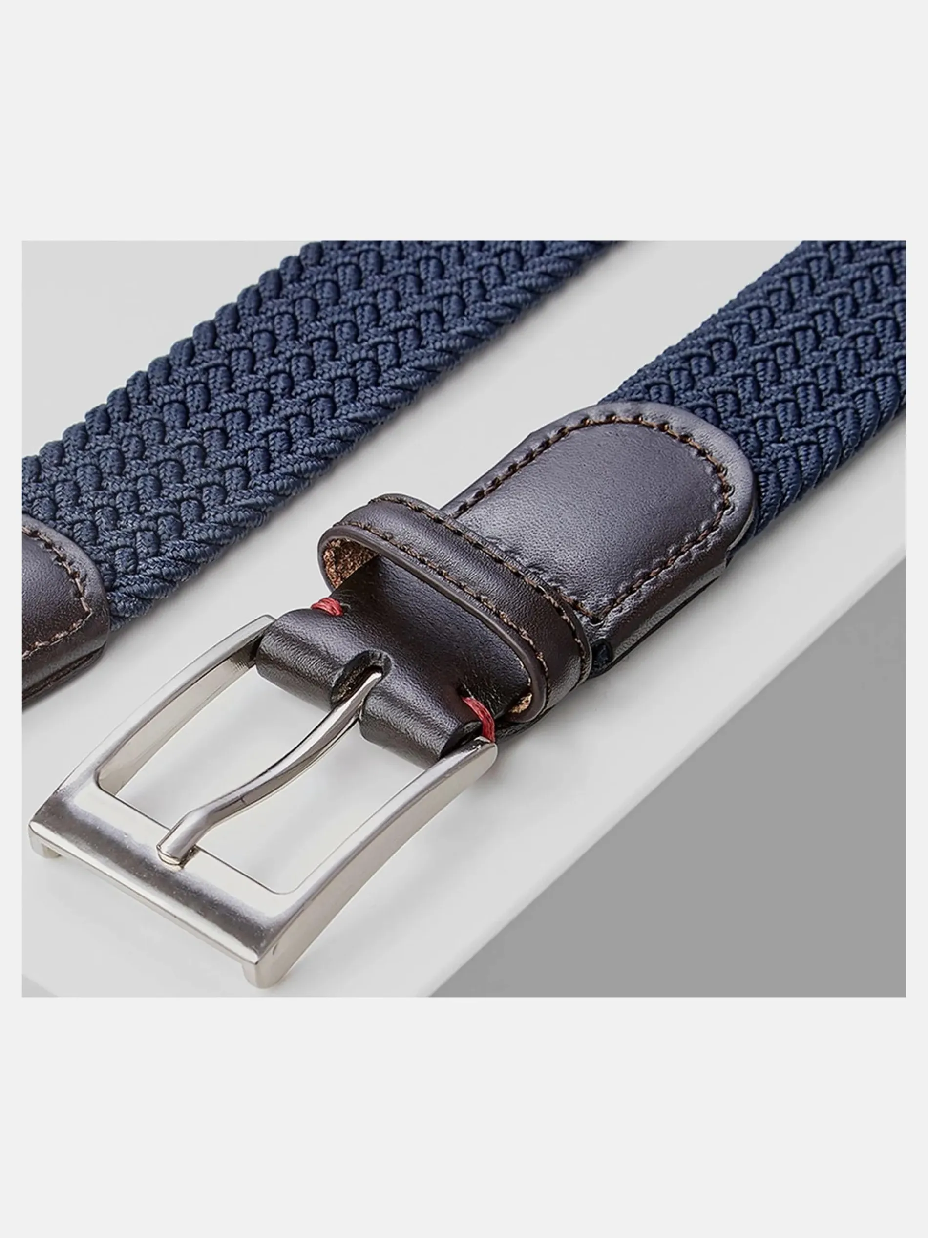 Herren Gürtel mit Fischgräten-Muster