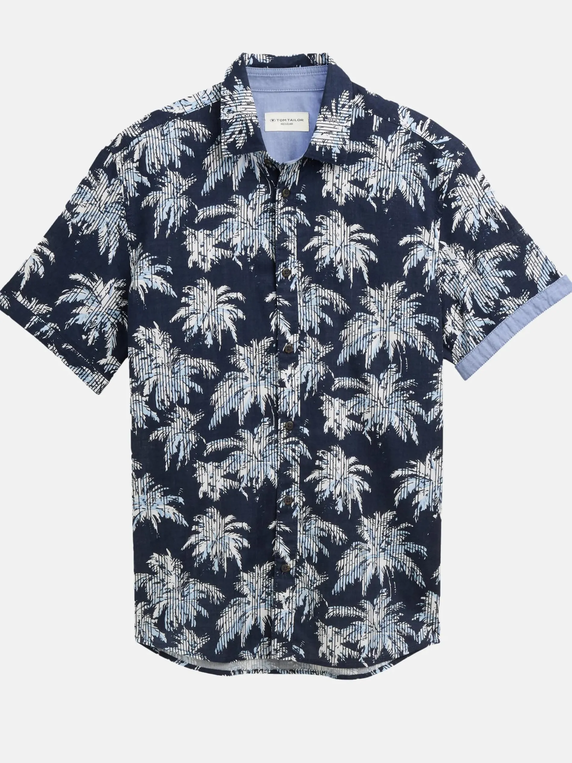 Herren Hemd mit Palmen