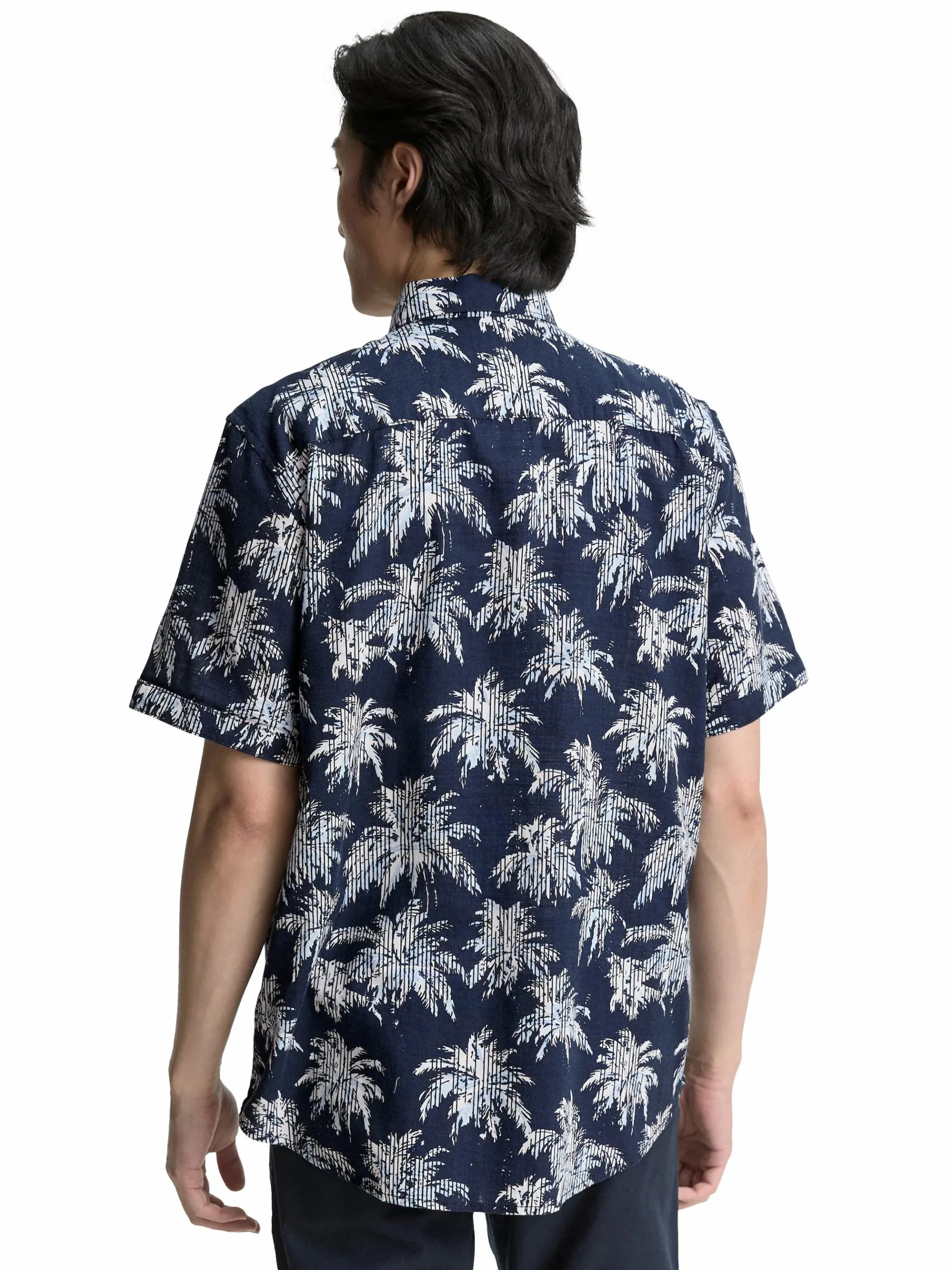 Herren Hemd mit Palmen