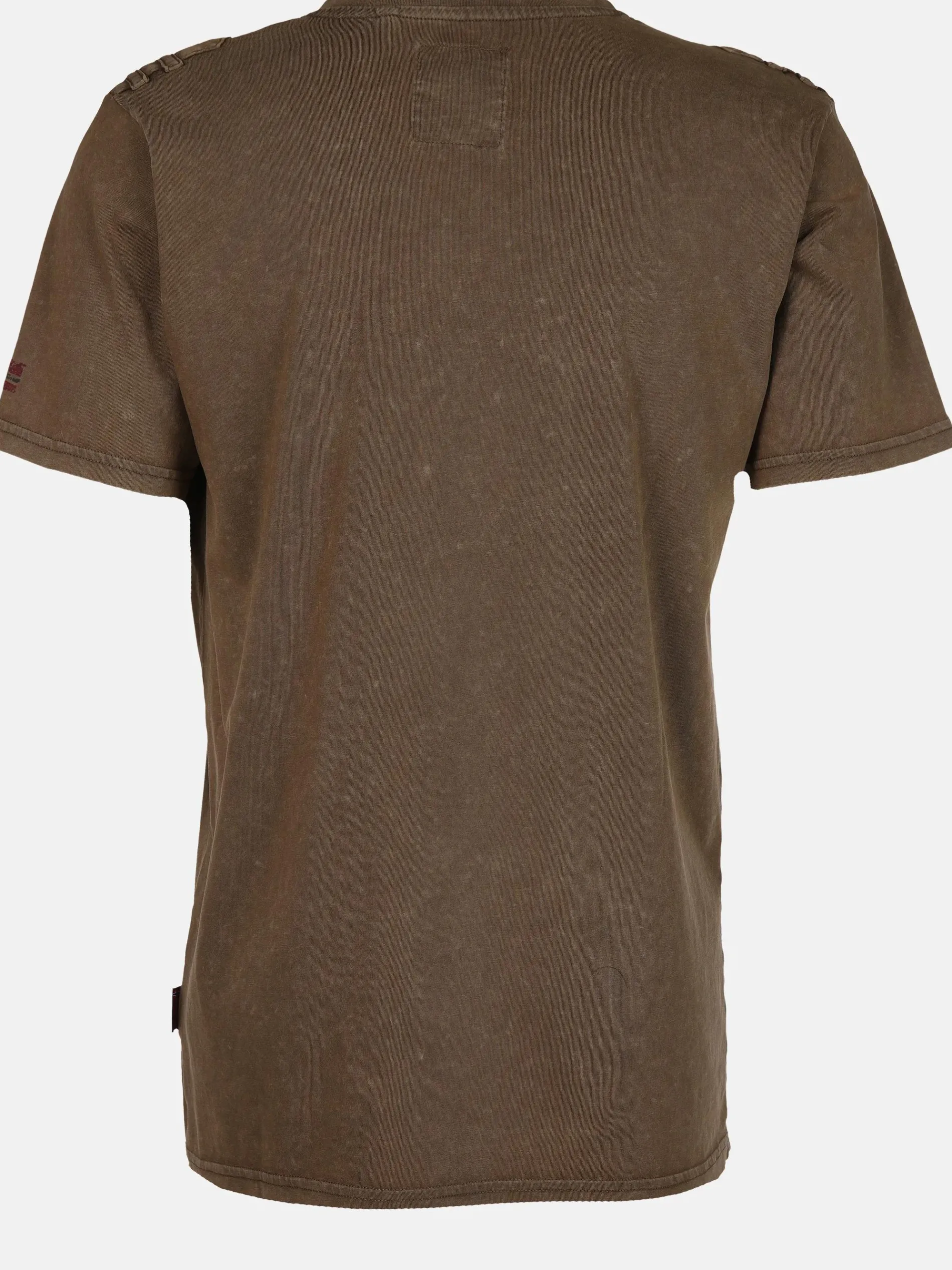 Herren Henleyshirt im Used Look