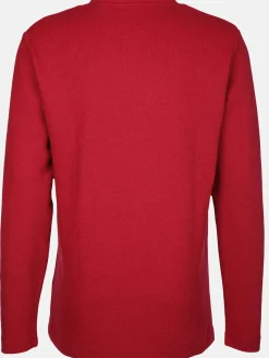 Herren Henleyshirt in Waffeloptik