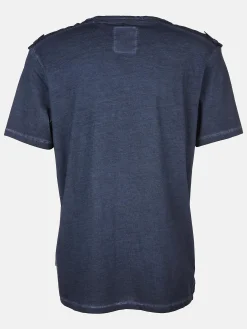 Herren Henleyshirt mit Frontprint