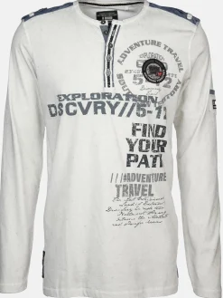 Herren Henleyshirt mit langem Arm