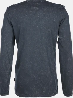 Herren Henleyshirt mit langem Arm