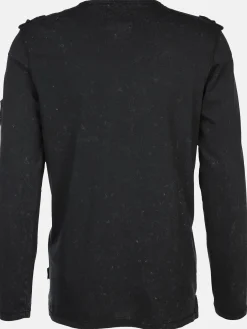 Herren Henleyshirt mit langem Arm