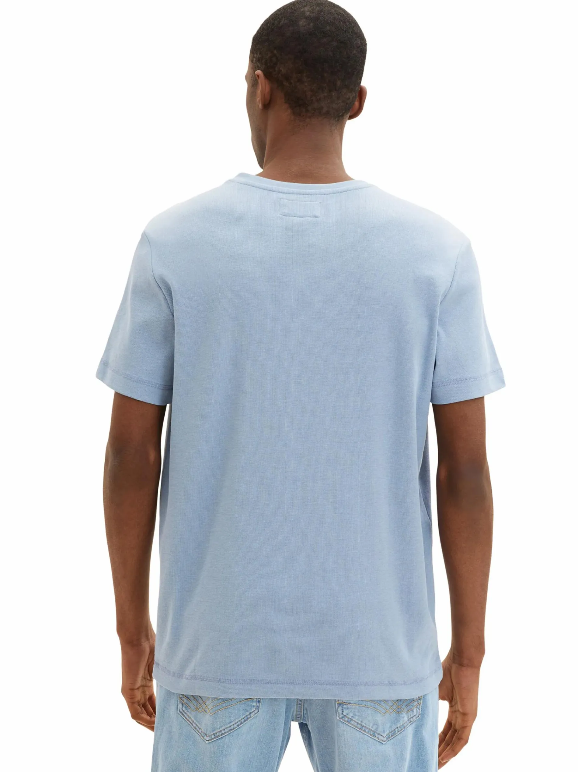 Herren Henleyshirt mit Struktur