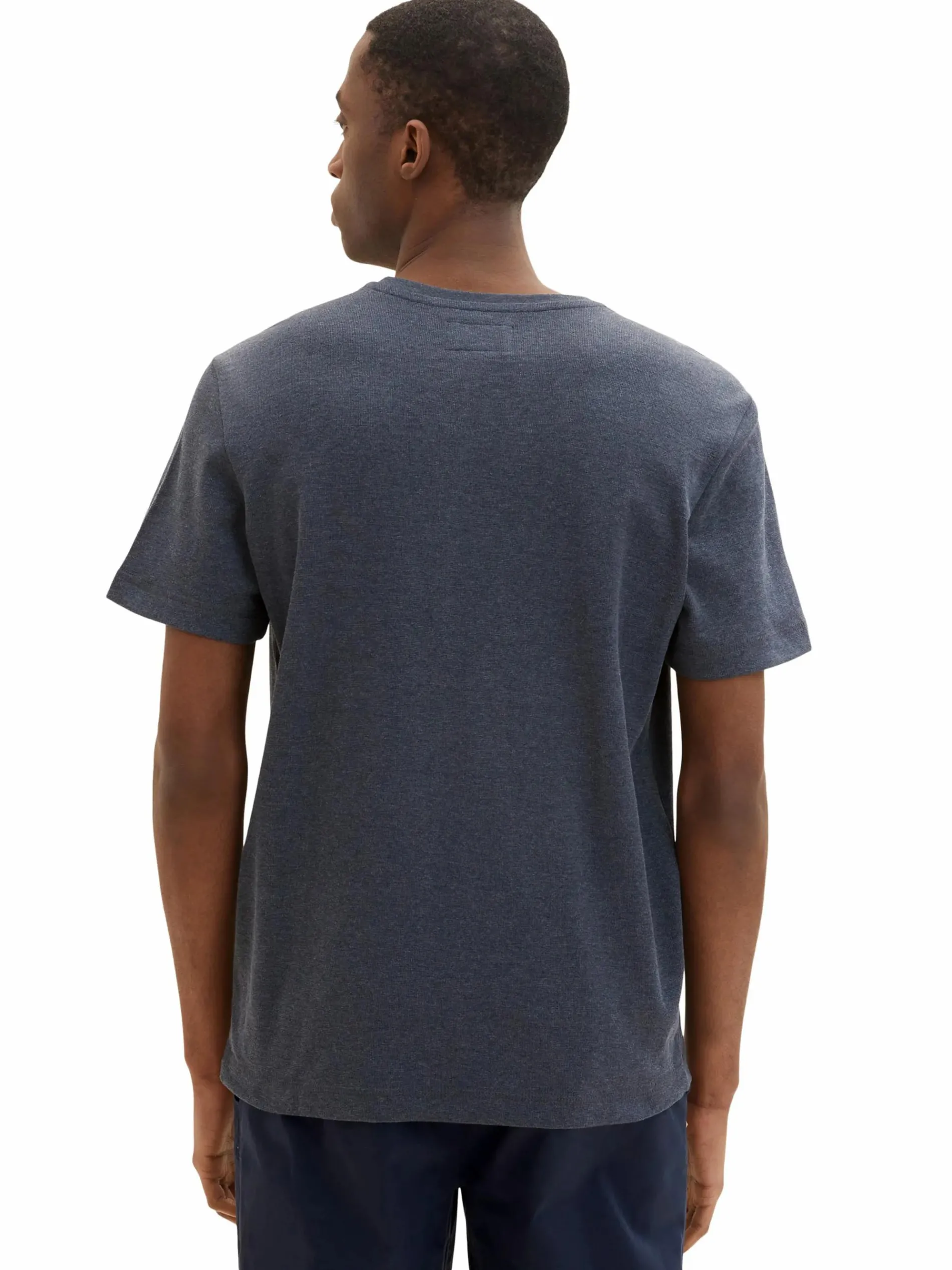 Herren Henleyshirt mit Struktur