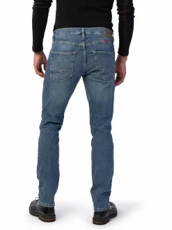 Herren Jeans Slim Straight Stretch
