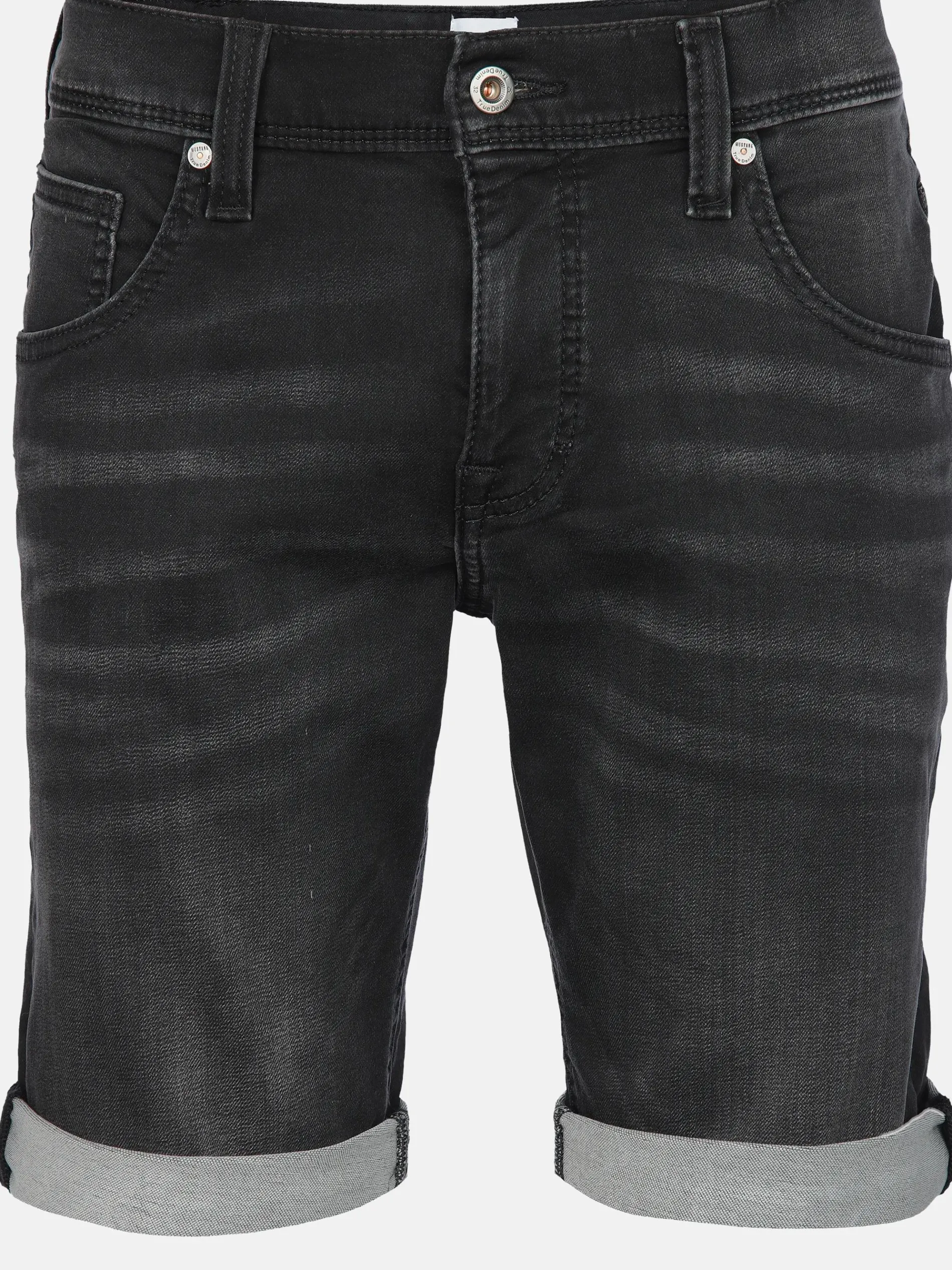 Herren Jeansshorts in dunkler Waschung