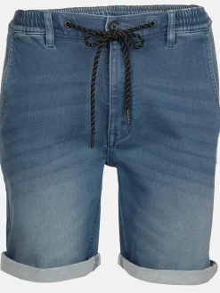Herren Jeansshorts mit elastischem Bund