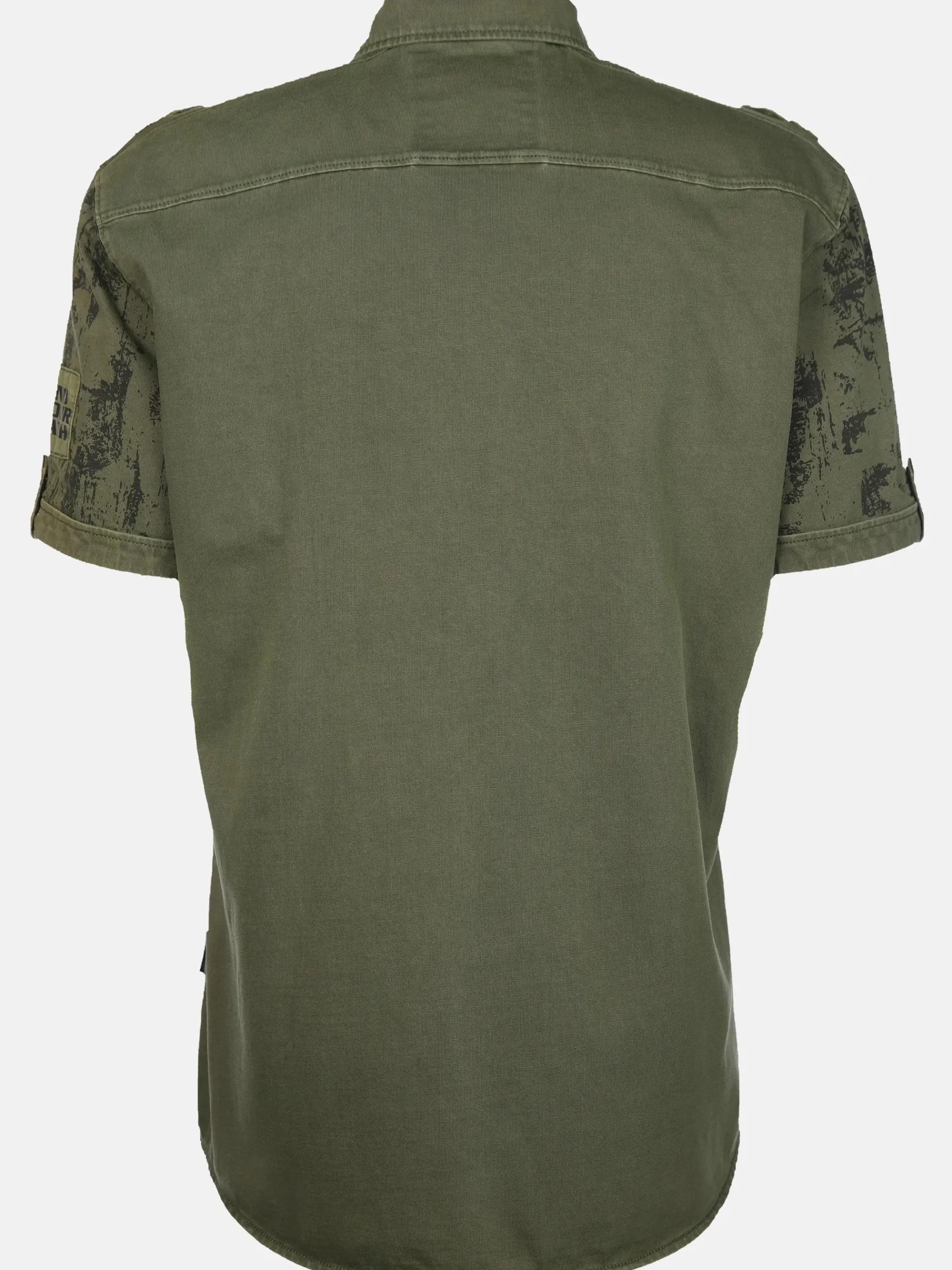 Herren Jerseyhemd mit Alloverprint