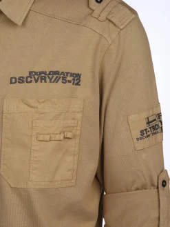 Herren Jerseyhemd mit diversen Taschen