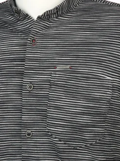 Herren Jerseyhemd mit kleinem Flachkragen