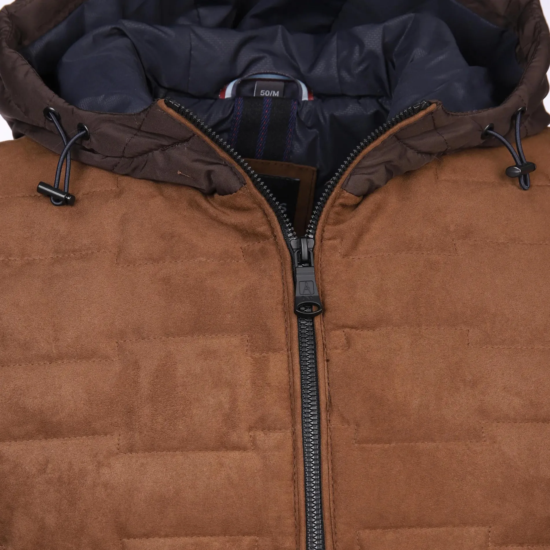 Herren Kapuzenweste aus Velour